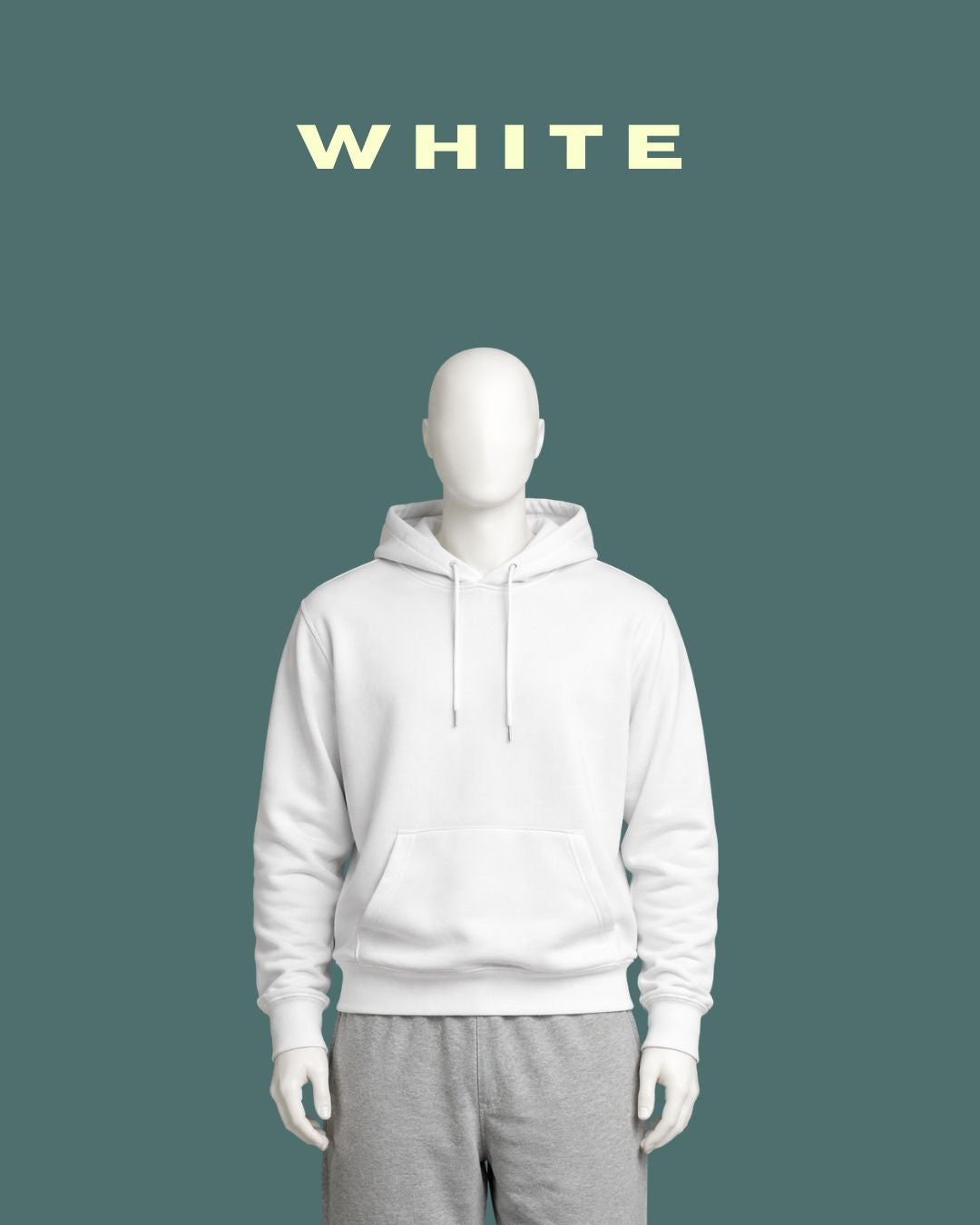White hoodie