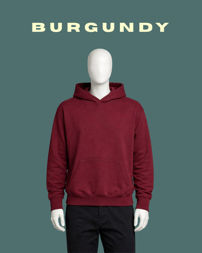 Burgundy hoodie