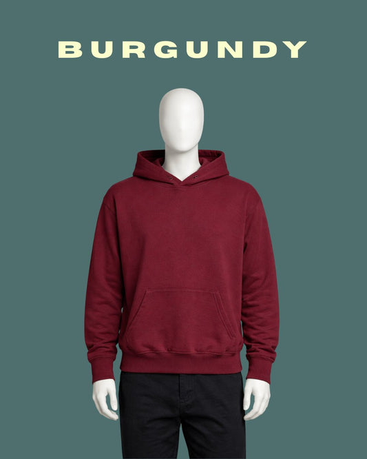 Burgundy hoodie