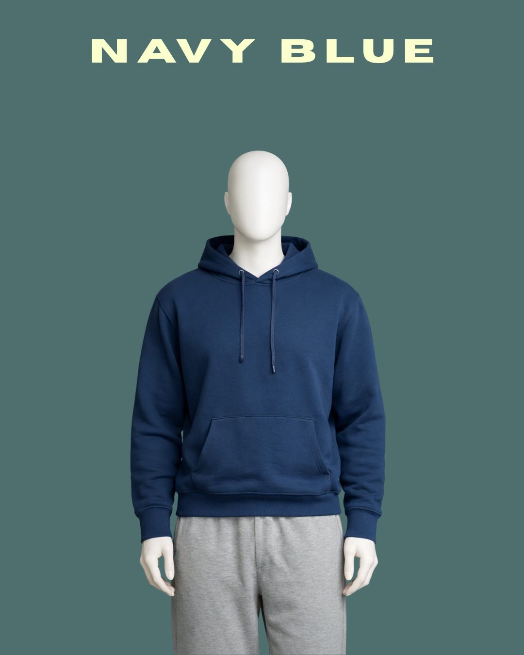 Navy blue hoodie