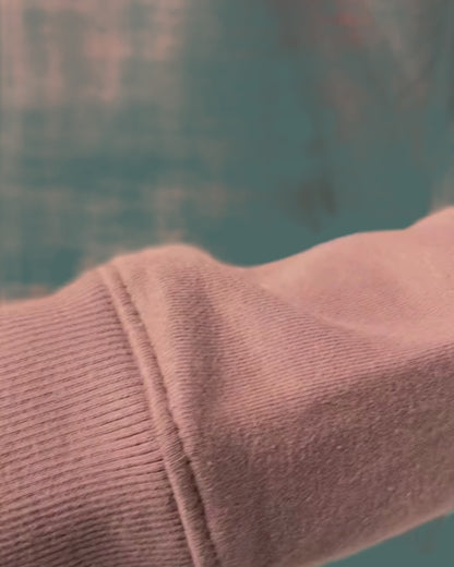 Chocolate Brown Cropped Sweatshirt