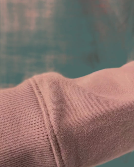 Chocolate Brown Cropped Sweatshirt